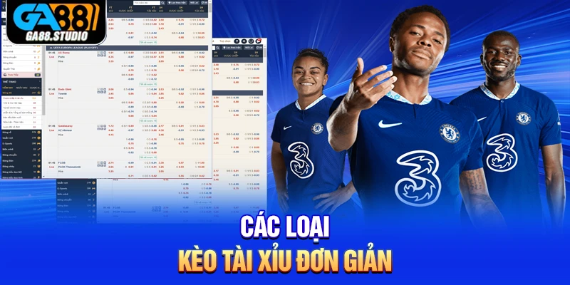 Các loại kèo tài xỉu đơn giản