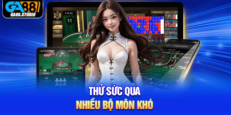 Thử sức qua nhiều bộ môn khó